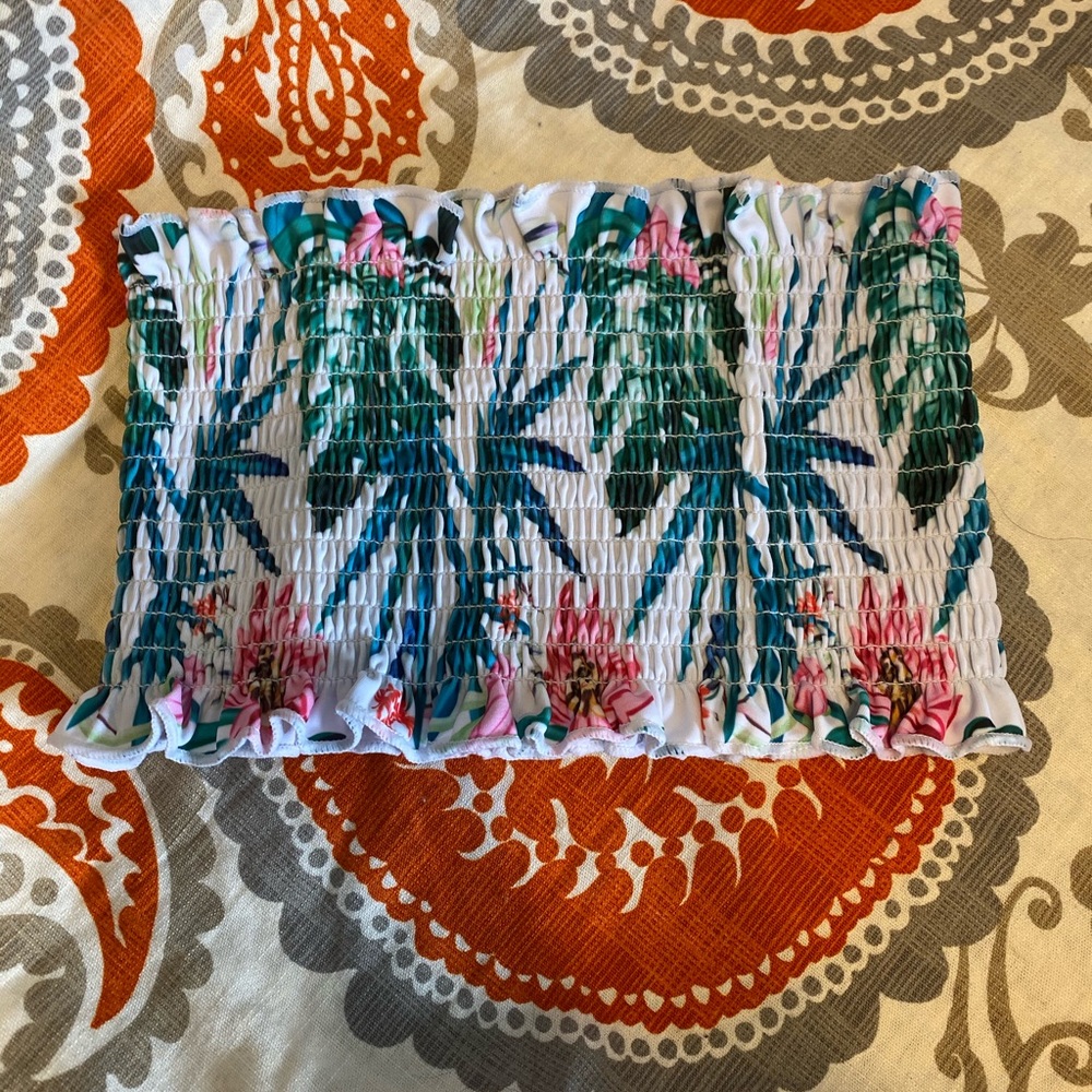 Bandeau bathing suit top